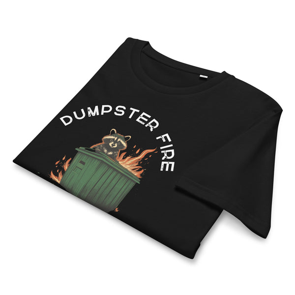 Dumpster Fire T-shirt front folded- HD Welding Hats