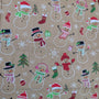 Vintage Snowman welding cap fabric