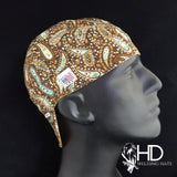 Chocolate Paisley Welding Cap - HD Welding Hats