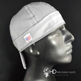 Solid Gray Welding Cap - HD Welding Hats