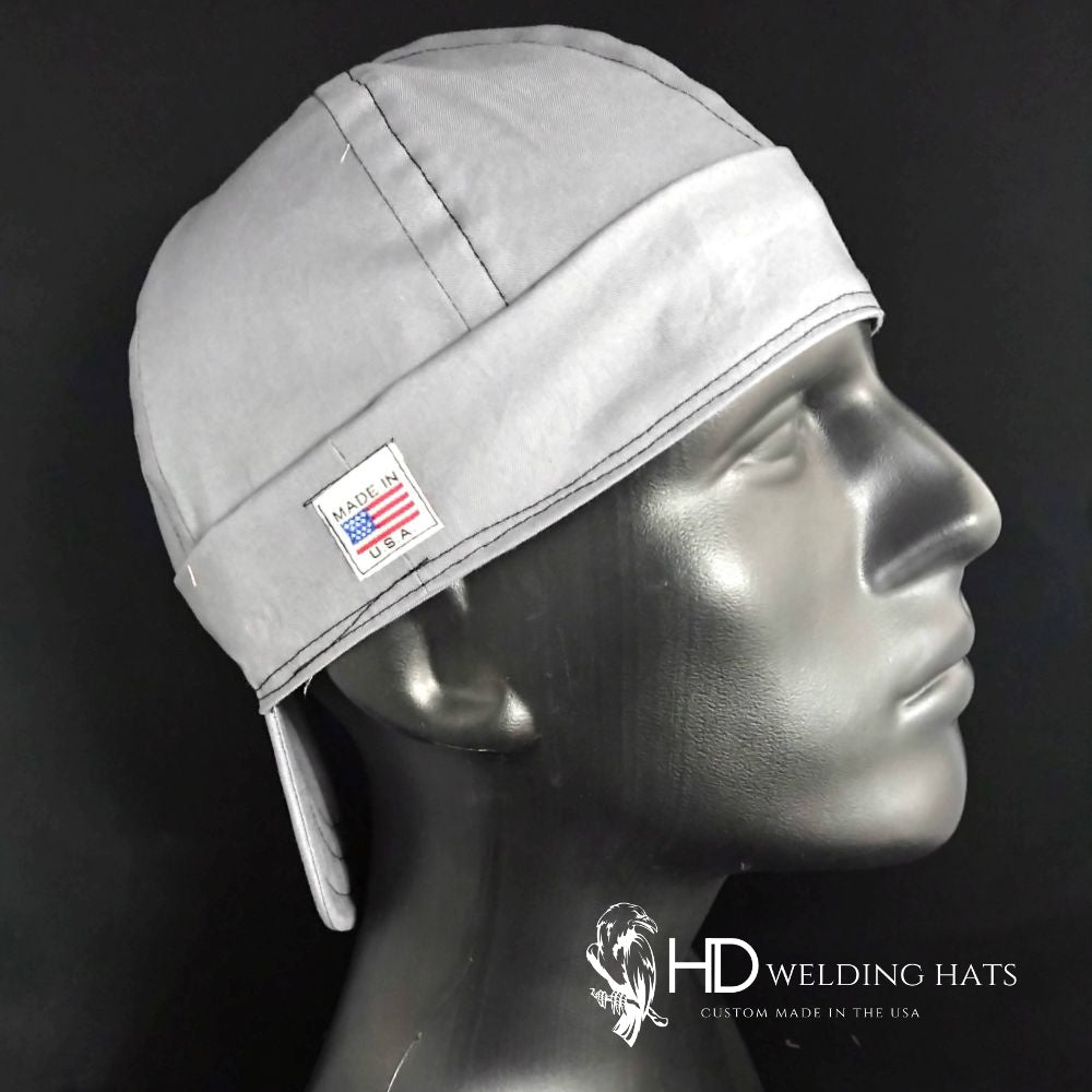 Solid Gray Welding Hat