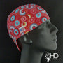 Coral Retro Medallion Welding Cap