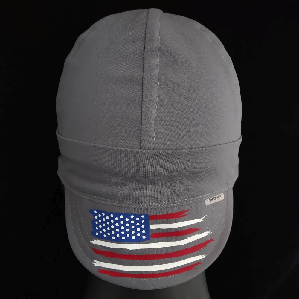 Distressed Flag Colors Welding Hat