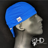 Solid Blue Welding Cap