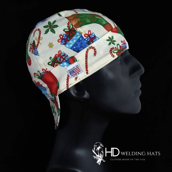 Christmas Stocking Welding Hat