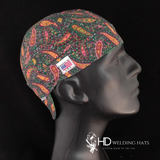 Green Paisley Welding Hat