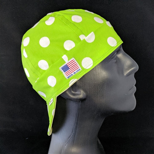 Lime Dots Welding Cap - HD Welding Hats